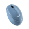 mouse genius nx 7009 1200dpi 3 botones inalámbrico ambidiestro plug & play azul