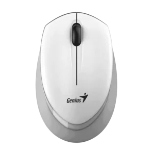 mouse genius nx 7009 1200dpi 3 botones inalámbrico ambidiestro plug & play blanco gris