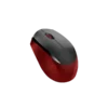 mouse genius nx 8000s 1200dpi 3 botones inalámbrico plug & play ambidiestro clic silencioso rojo