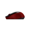 mouse genius nx 8000s 1200dpi 3 botones inalámbrico plug & play ambidiestro clic silencioso rojo