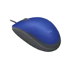 mouse logitech m110 1000dpi usb 3 botones rueda de desplazamiento azul