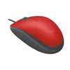 mouse logitech m110 1000dpi usb 3 botones rueda de desplazamiento rojo