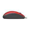 mouse logitech m110 1000dpi usb 3 botones rueda de desplazamiento rojo