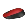 mouse logitech m170 1000dpi inalámbrico 3 botones rueda de desplazamiento rojo