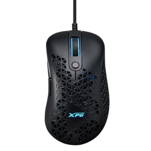 mouse xpg slingshot gaming 12000dpi 6 botones usb rgb diseño ergonómico exoesqueleto negro