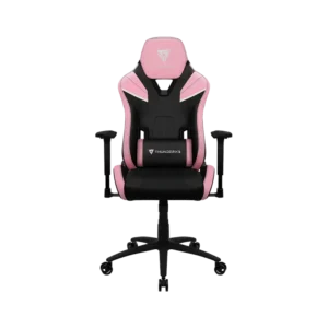 silla aerocool gaming thunderx3 tc5 sakura ergonomica soporte lumbar apoyabrazos reclinacion 180° negro y rosado