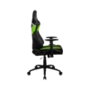silla aerocool gaming thunderx3 tgc12 ergonomica reclinable reposabrazos asiento ajustable negro y verde