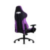 silla cooler master gaming caliber r3 ergonomica soporte lumbar reclinancion 180° reposabrazos negro y morado