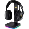 soporte para audifonos corsair st100 rgb 3.5mm usb