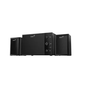 subwoofer genius sw 2.1 350 negro 3.5mm 15w agudos y graves volúmen ajustable