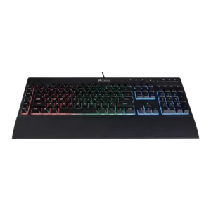 teclado corsair gaming k55 pro español rgb usb 110 teclas resistente a derrames negro