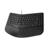 teclado genius ergo kb 700 español usb reposa muñeca diseño ondulado negro