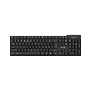 teclado genius kb 100x español usb tecla de suspensión resistente a derrames negro