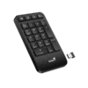teclado genius numérico numpad 1000 portátil inalámbrico silencioso negro