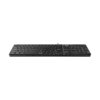 teclado genius slimstar 126 español usb multimedia cepillado negro