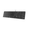 teclado genius slimstar 126 español usb multimedia cepillado negro