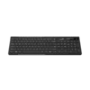 teclado genius slimstar 7230 español inalámbrico multimedia ergonómico negro