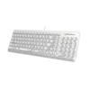 teclado genius slimstar q200 español usb teclas redondas blanco