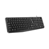 teclado genius smart kb 117 español usb con patas de inclinanción resistente a derrames negro