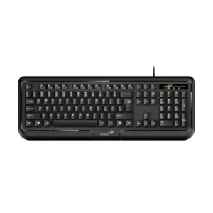 teclado genius smart kb 118 ii español usb reposamuñecas resistente a derrames negro