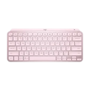 teclado logitech mx keys mini español bluetooth minimalista iluminado rosado