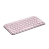 teclado logitech mx keys mini español bluetooth minimalista iluminado rosado