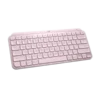 teclado logitech mx keys mini español bluetooth minimalista iluminado rosado