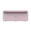 teclado logitech mx keys mini español bluetooth minimalista iluminado rosado
