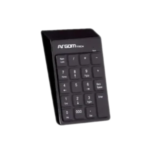 teclado numércio argóm key pad usb 19 teclas ergonómico negro