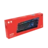 teclado xpg gaming led rgb interruptores mecánicos rojos usb c desmontable 104 teclas gris metálico