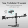 base de escritorio para doble monitor 32" argom hasta 9kg