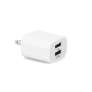 cargador argom para auto 1a usb dual de 2 blanco