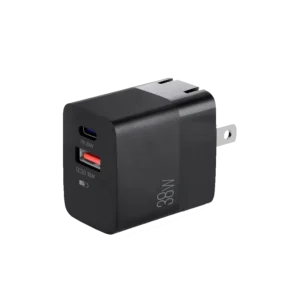 cargador de pared argom rapido volta p4 usb c 38w certificacion etl negro