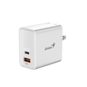 cargador genius rapido de pared pd 20ac usb type c portatil blanco (copy)
