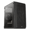 case aerocool cs 107 minitorre negro microatx rgb usb2.0 usb 3.0 panel acrilico