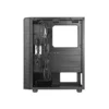 case azza prime 360 gaming mid tower negro atx 2 x usb panel izquierdo vidrio templado panel derecho acero