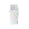 case azza spectra white gaming mid tower blanco atx 3 x usb lámina malla magnética