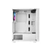 case azza spectra white gaming mid tower blanco atx 3 x usb lámina malla magnética
