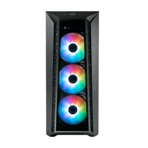 case cooler master box 520 argb gaming mid tower blanco atx 2 x usb vidrio templado