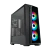 case cooler master box 520 argb gaming mid tower blanco atx 2 x usb vidrio templado