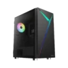case gamdias argus e4 elite gaming mid tower negro atx 3 x usb panel izquierdo de vidrio templado