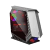case gamemax autobot gaming full tower negro plata atx 4 x usb lateral doble vidrio templado
