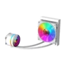 enfriador liquido gamemax iceburg 120 infinity rgb 4 pines 180 w lga 1700 amd am5 blanco