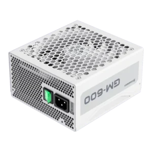 fuente de poder gamemax gaming 600w gm 600 bronze atx apfc 12v modular blanco