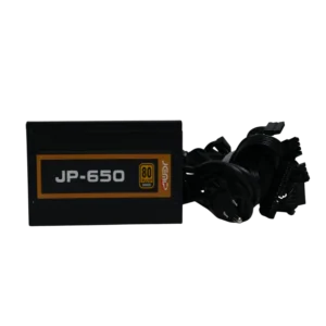 fuente de poder jemip gaming 650w atx jp 650 certificacion bronze negro