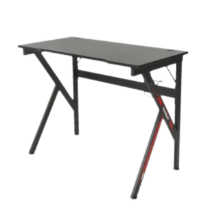 mesa argom gaming combat z47 129 x 59 x 75cm marco de acero fibra de carbono negro