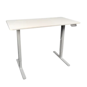 mesa jemip dominion station 1.20 (l) x 60 (a) ajustable electrico control de altura blanco