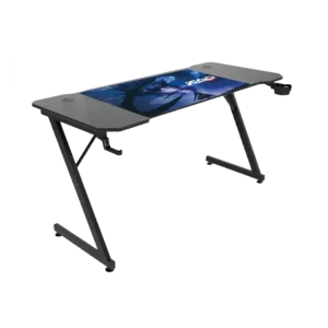 mesa jemip midnight wyrm 140 x 70 x 75cm mouse pad porta taza audifono negro