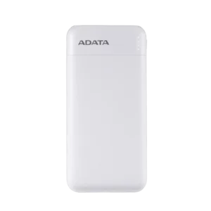 power bank adata c100 10000mah usb type c delgado liviano negro