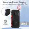power bank argom st10 magnetico 10000mah 3 en 1 con cable ultradelgado negro